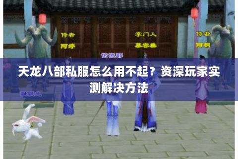 天龙八部私服怎么用不起？资深玩家实测解决方法
