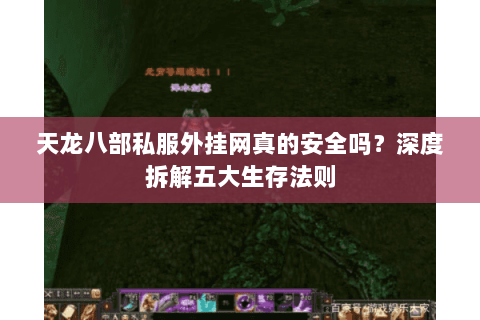天龙八部私服外挂网真的安全吗？深度拆解五大生存法则