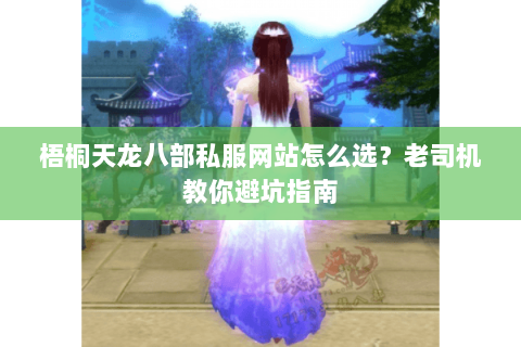 梧桐天龙八部私服网站怎么选？老司机教你避坑指南