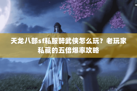 天龙八部sf私服醉武侠怎么玩？老玩家私藏的五倍爆率攻略