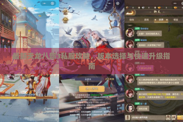 最新天龙八部3私服攻略，版本选择与快速升级指南