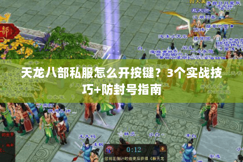 天龙八部私服怎么开按键？3个实战技巧+防封号指南