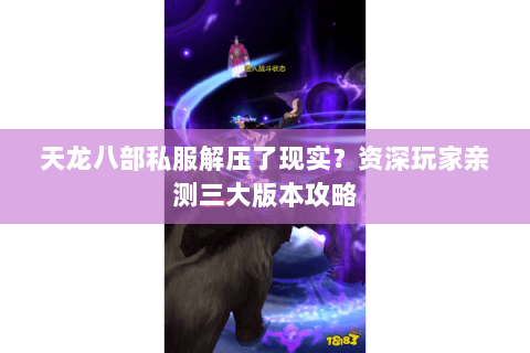 天龙八部私服解压了现实？资深玩家亲测三大版本攻略