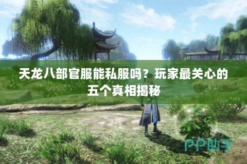 天龙八部官服能私服吗？玩家最关心的五个真相揭秘