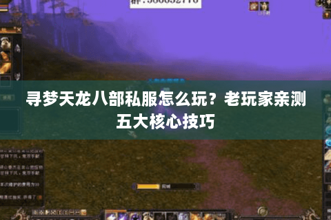 寻梦天龙八部私服怎么玩？老玩家亲测五大核心技巧