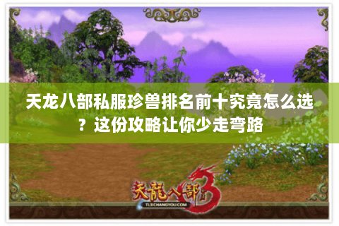 天龙八部私服珍兽排名前十究竟怎么选？这份攻略让你少走弯路
