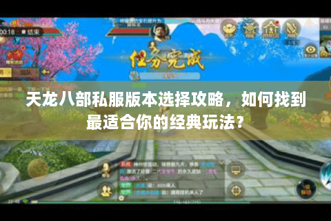 天龙八部私服版本选择攻略，如何找到最适合你的经典玩法？