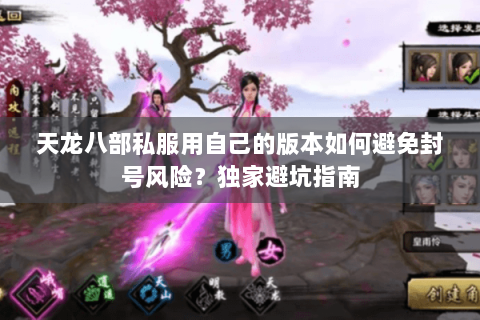 天龙八部私服用自己的版本如何避免封号风险？独家避坑指南