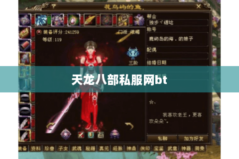 天龙八部私服网bt