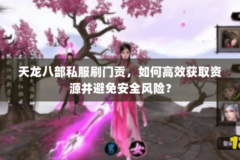 天龙八部私服刷门贡，如何高效获取资源并避免安全风险？