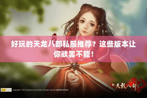 好玩的天龙八部私服推荐？这些版本让你欲罢不能！