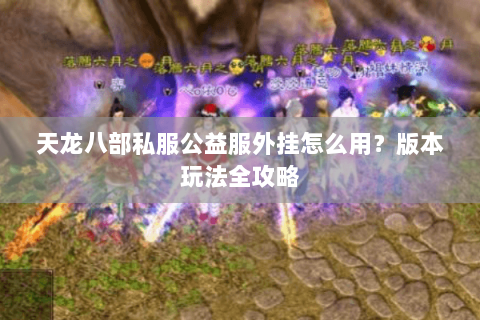 天龙八部私服公益服外挂怎么用？版本玩法全攻略