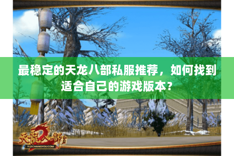最稳定的天龙八部私服推荐，如何找到适合自己的游戏版本？