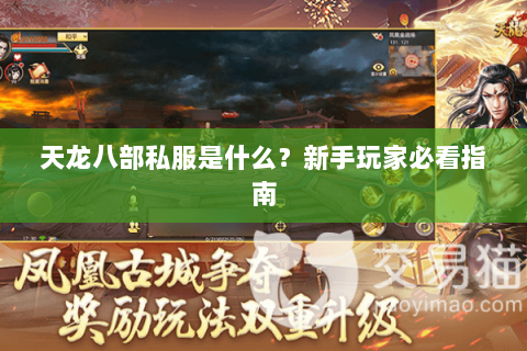 天龙八部私服是什么？新手玩家必看指南