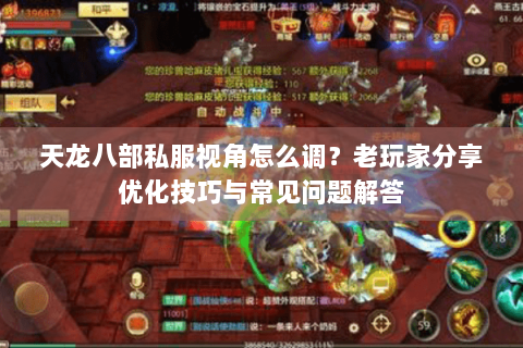 天龙八部私服视角怎么调？老玩家分享优化技巧与常见问题解答