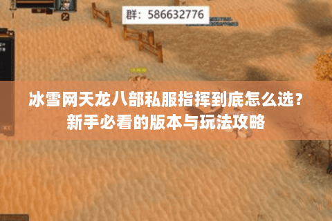 冰雪网天龙八部私服指挥到底怎么选？新手必看的版本与玩法攻略