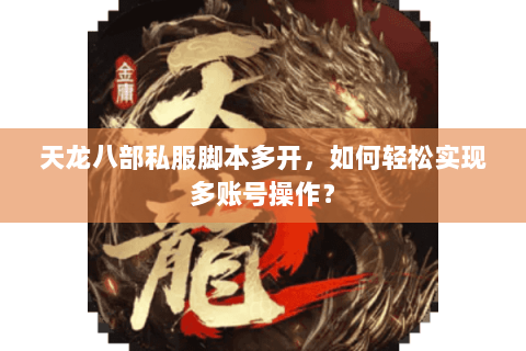 天龙八部私服脚本多开，如何轻松实现多账号操作？