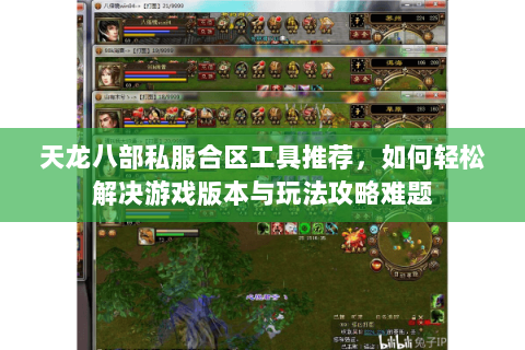 天龙八部私服合区工具推荐，如何轻松解决游戏版本与玩法攻略难题
