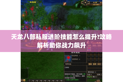 天龙八部私服进阶技能怎么提升？攻略解析助你战力飙升