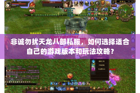 非诚勿扰天龙八部私服，如何选择适合自己的游戏版本和玩法攻略？