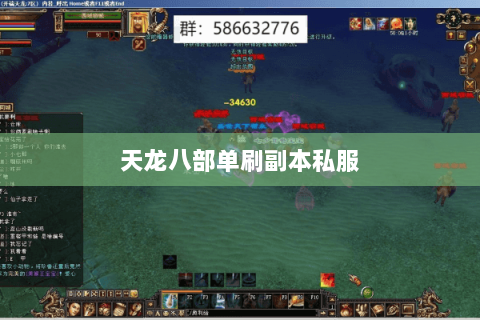 天龙八部单刷副本私服