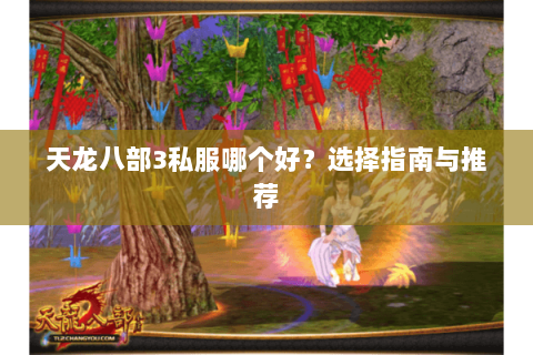 天龙八部3私服哪个好？选择指南与推荐
