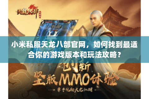 小米私服天龙八部官网，如何找到最适合你的游戏版本和玩法攻略？