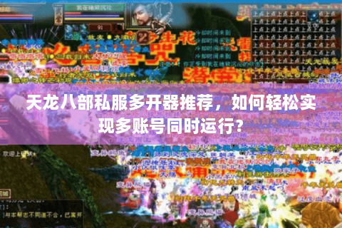 天龙八部私服多开器推荐，如何轻松实现多账号同时运行？