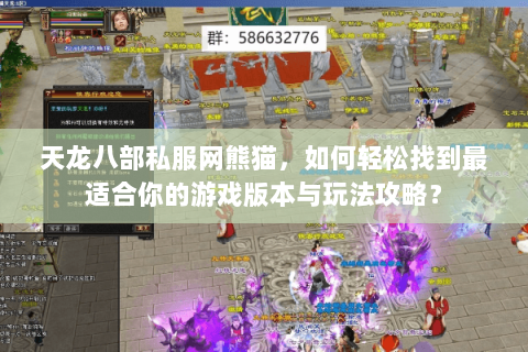 天龙八部私服网熊猫，如何轻松找到最适合你的游戏版本与玩法攻略？