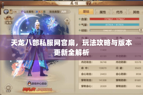 天龙八部私服网宫扇，玩法攻略与版本更新全解析