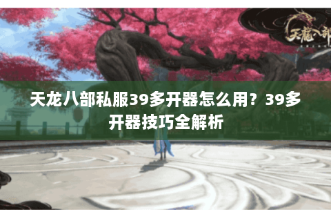 天龙八部私服39多开器怎么用？39多开器技巧全解析