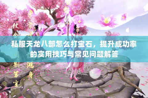 私服天龙八部怎么打宝石，提升成功率的实用技巧与常见问题解答