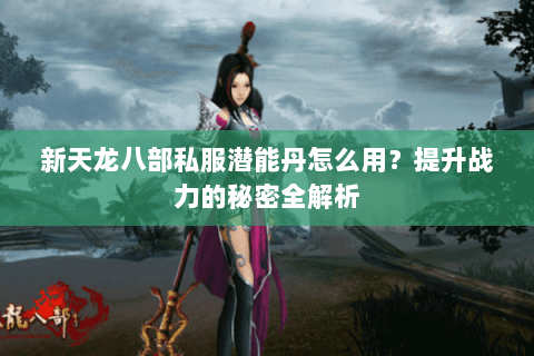 新天龙八部私服潜能丹怎么用？提升战力的秘密全解析