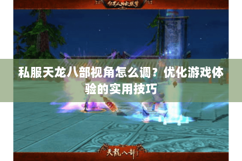 私服天龙八部视角怎么调？优化游戏体验的实用技巧