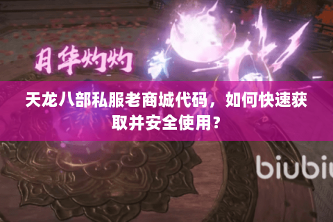 天龙八部私服老商城代码，如何快速获取并安全使用？