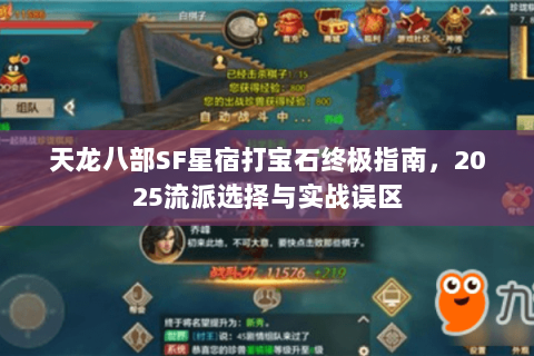 天龙八部SF星宿打宝石终极指南，2025流派选择与实战误区