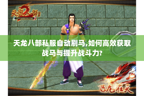 天龙八部私服自动刷马,如何高效获取战马与提升战斗力?