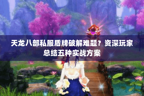 天龙八部私服盾牌破解难题？资深玩家总结五种实战方案