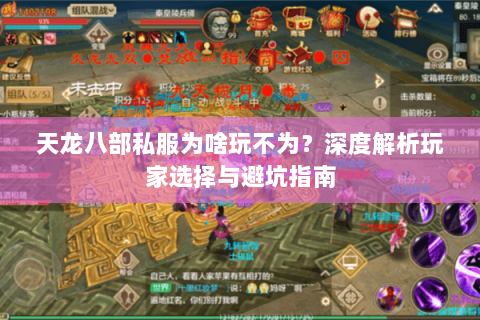 天龙八部私服为啥玩不为？深度解析玩家选择与避坑指南