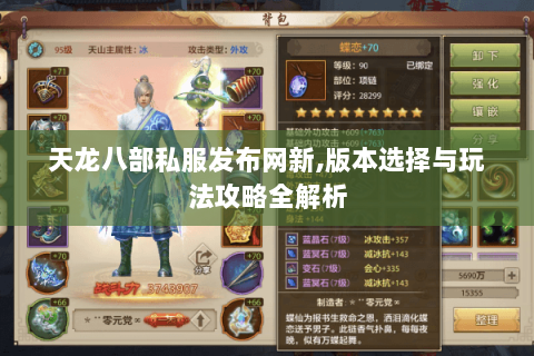 天龙八部私服发布网新,版本选择与玩法攻略全解析