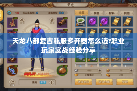 天龙八部复古私服多开器怎么选？职业玩家实战经验分享