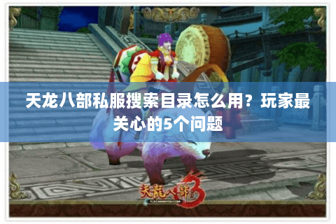 天龙八部私服搜索目录怎么用？玩家最关心的5个问题