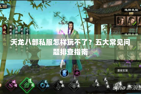 天龙八部私服怎样玩不了？五大常见问题排查指南