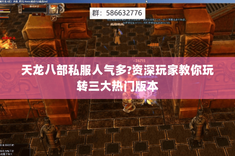 天龙八部私服人气多?资深玩家教你玩转三大热门版本
