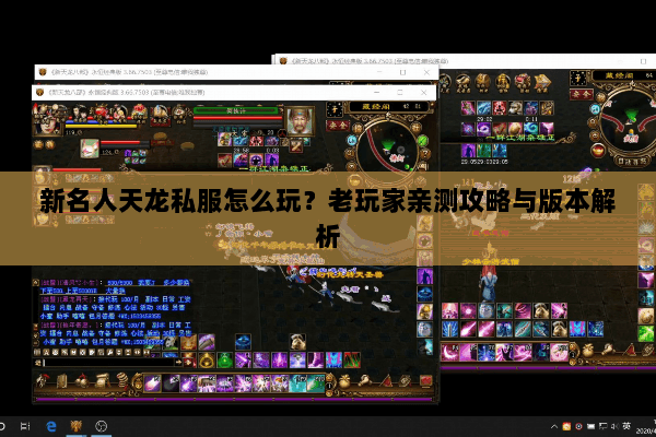 新名人天龙私服怎么玩？老玩家亲测攻略与版本解析