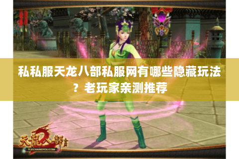 私私服天龙八部私服网有哪些隐藏玩法？老玩家亲测推荐