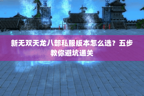 新无双天龙八部私服版本怎么选？五步教你避坑通关