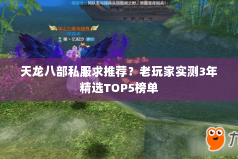 天龙八部私服求推荐？老玩家实测3年精选TOP5榜单