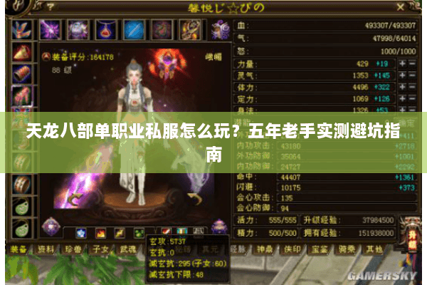 天龙八部单职业私服怎么玩？五年老手实测避坑指南