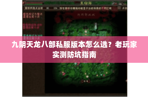 九阴天龙八部私服版本怎么选？老玩家实测防坑指南